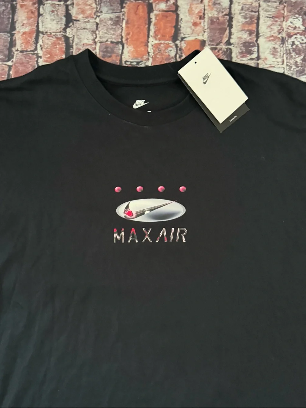 Nike Black Max Air Logo Short Sleeve Tee